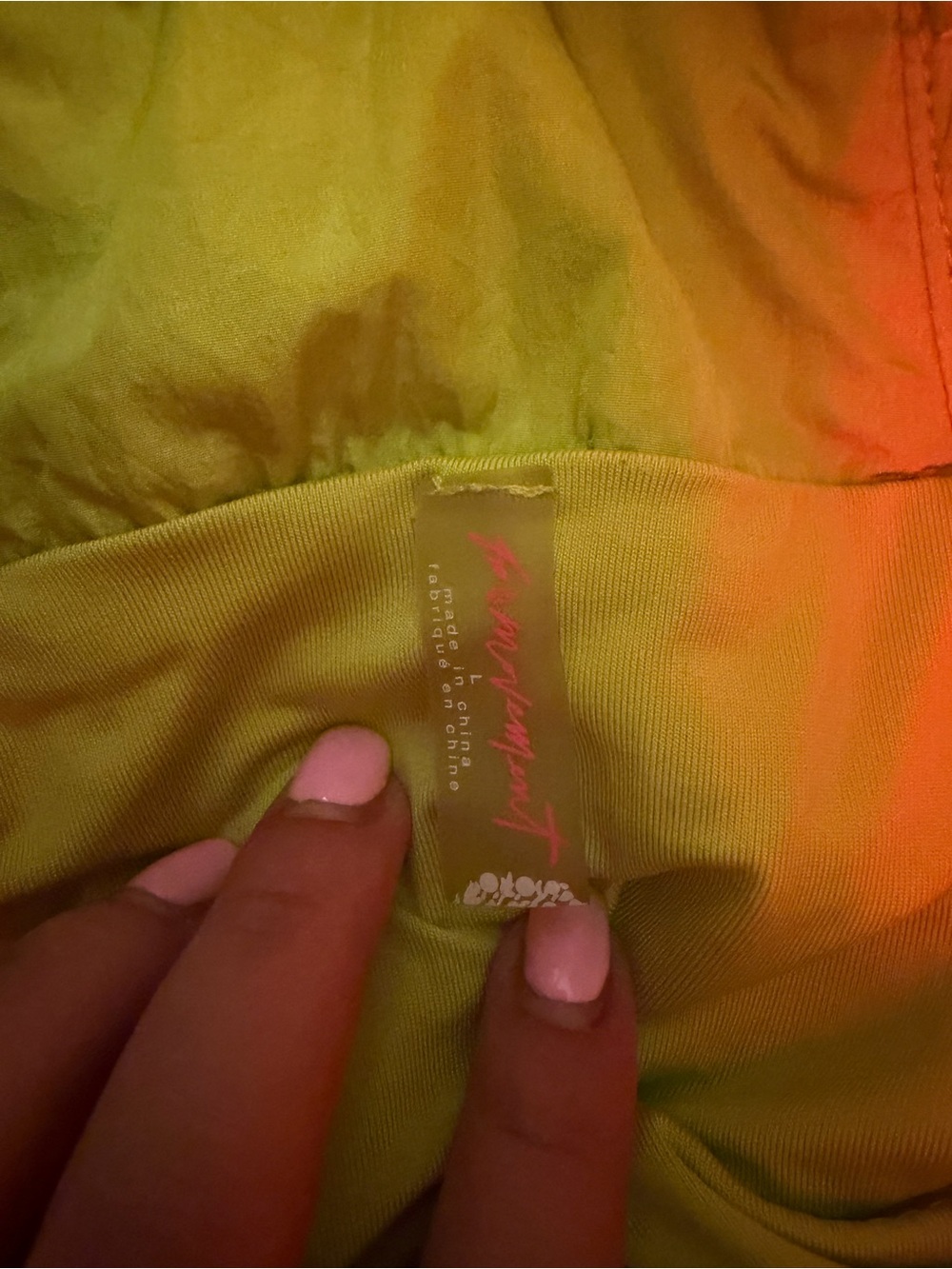 Free People The Way Home‎ Skort in Bright Yellow Green - Picture 7 of 7